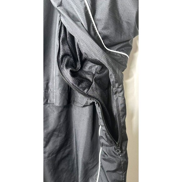 Kewl Mens Windbreaker Sports Jacket Hockey Full Zip Lined Vented Black Size XXL - Picture 12 of 16